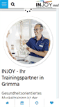 Mobile Screenshot of injoy-med-grimma.de