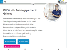Tablet Screenshot of injoy-med-grimma.de
